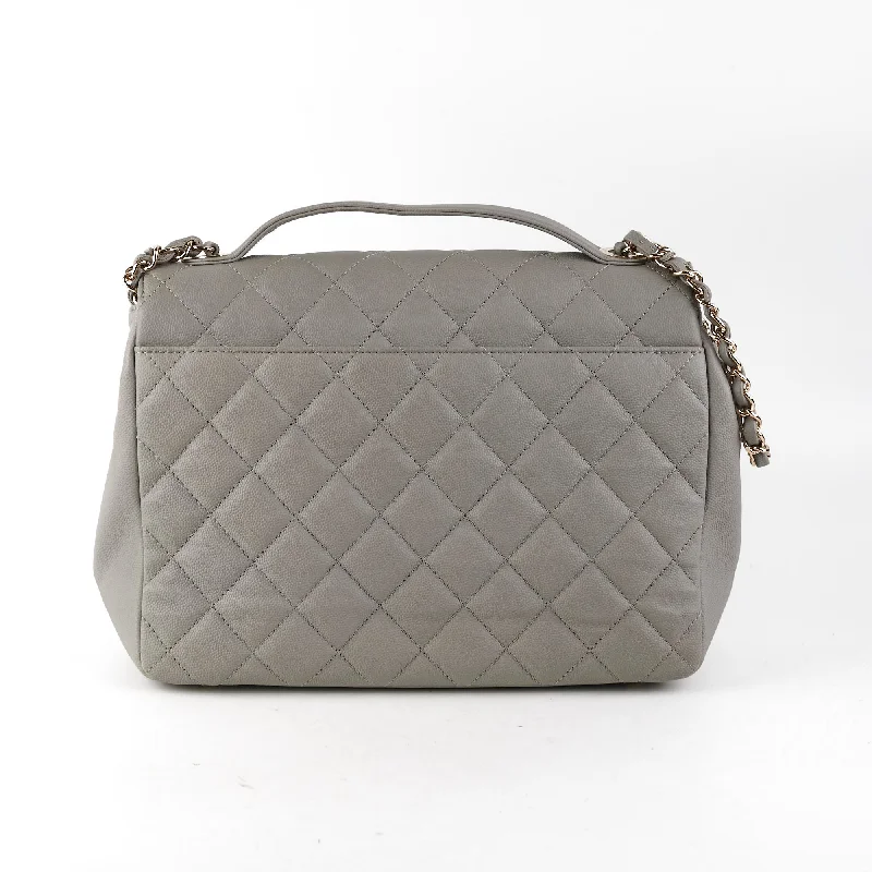 Chanel Medium Business Affinity Grey Caviar