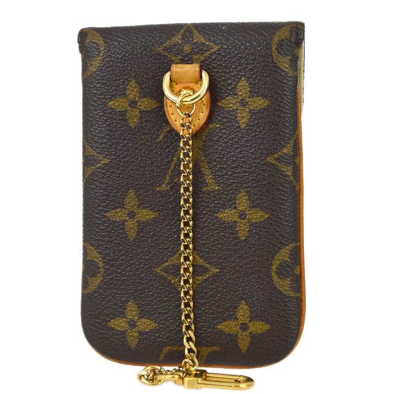 Louis Vuitton 2009 Monogram Etui Telephone MM Pouch Bag M66546 Small Good