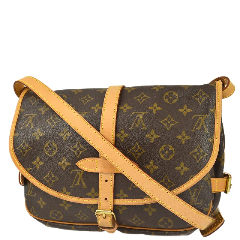 Louis Vuitton 2001 Monogram Saumur 30 M42256