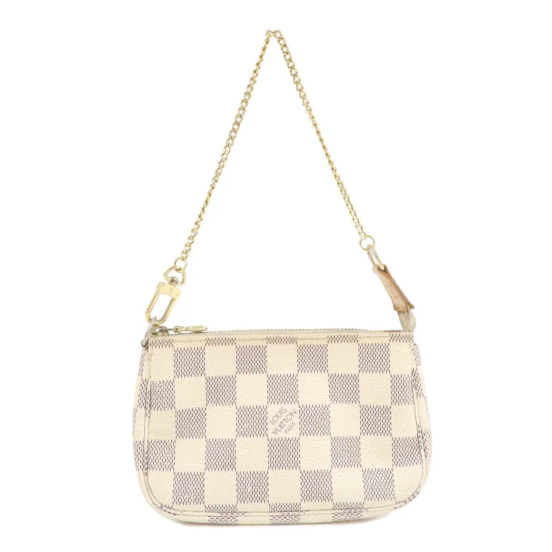 Louis Vuitton Damier Azur Mini Pochette Accessoires Pouch N58010