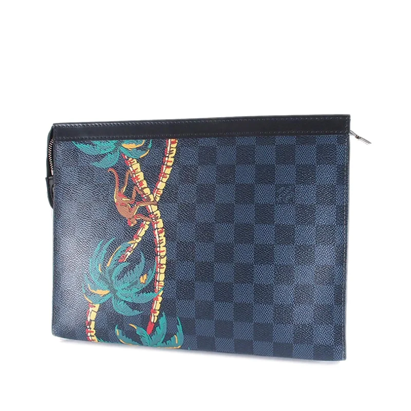 Louis Vuitton Damier Cobalt Jungle Pochette Voyage MM (SHG-GIqKlV)