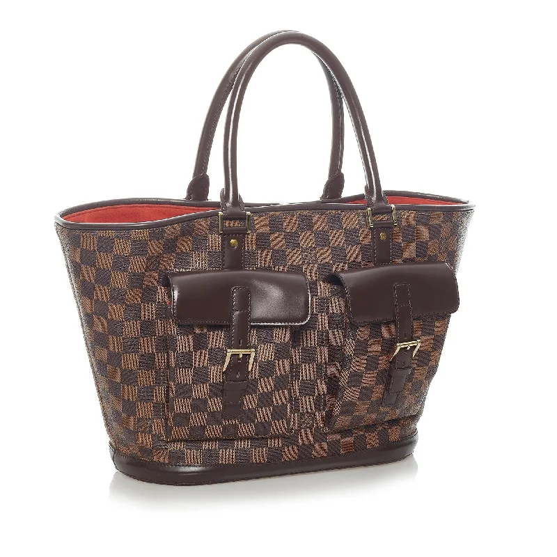 Louis Vuitton Damier Ebene Manosque GM (SHG-33586)