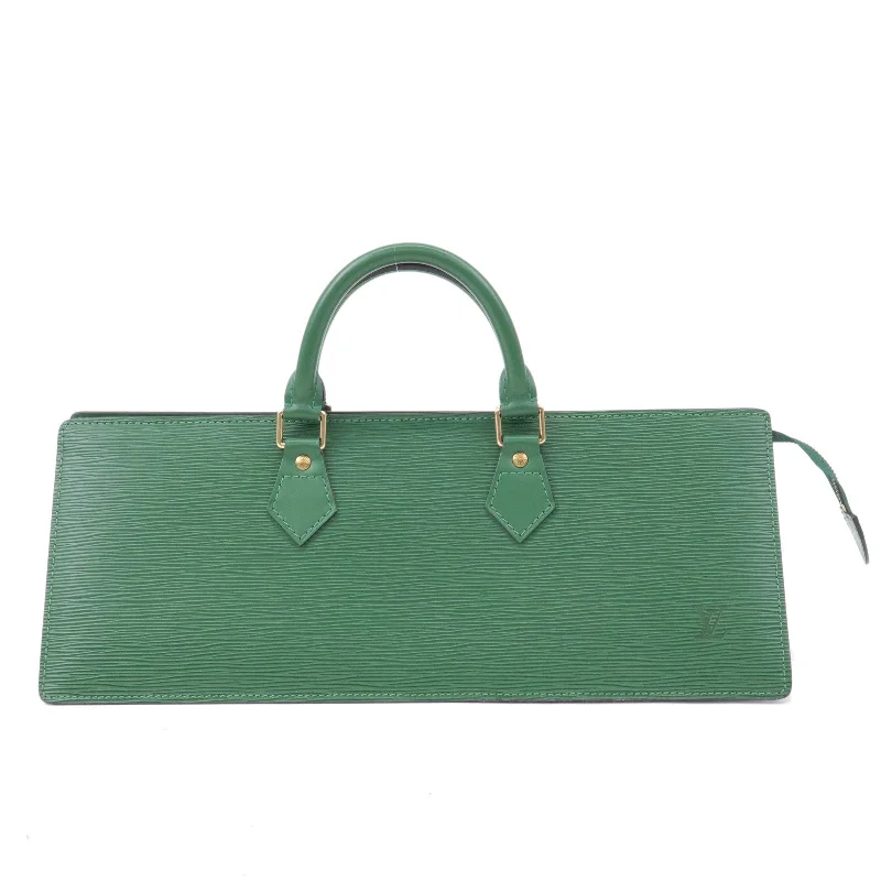 Louis Vuitton Epi Sac Triangle Hand Bag Borneo Green M52094