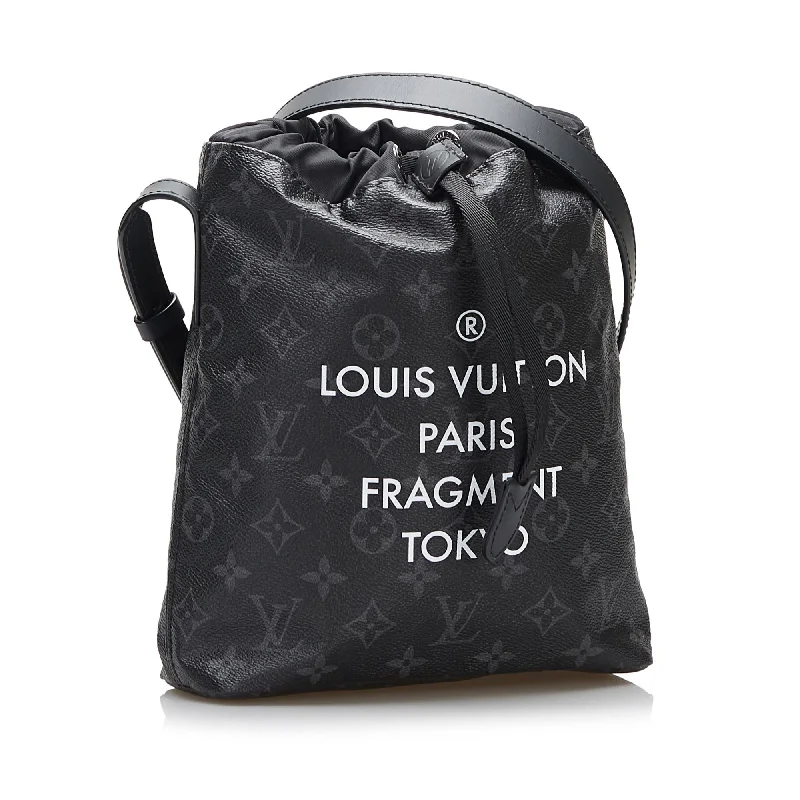 Louis Vuitton LV X Fragment Monogram Eclipse Bucket Bag (SHG-MQ6c0d)