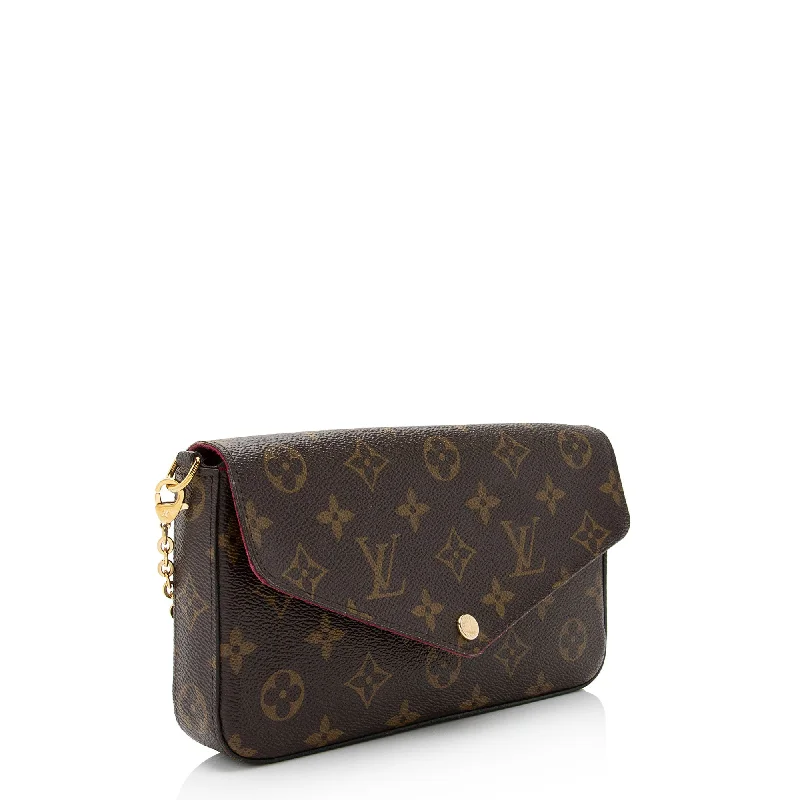 Louis Vuitton Monogram Canvas Felicie Pochette (SHF-fsle0j)