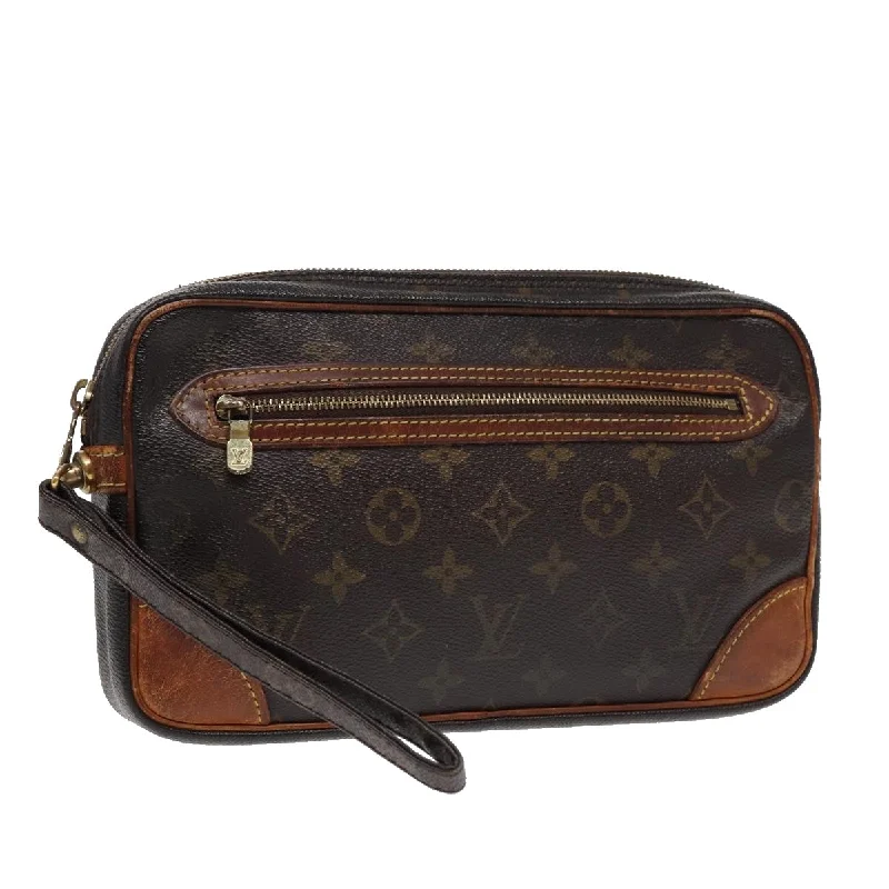 LOUIS VUITTON Monogram Marly Dragonne GM Clutch Bag M51825 LV Auth 86775