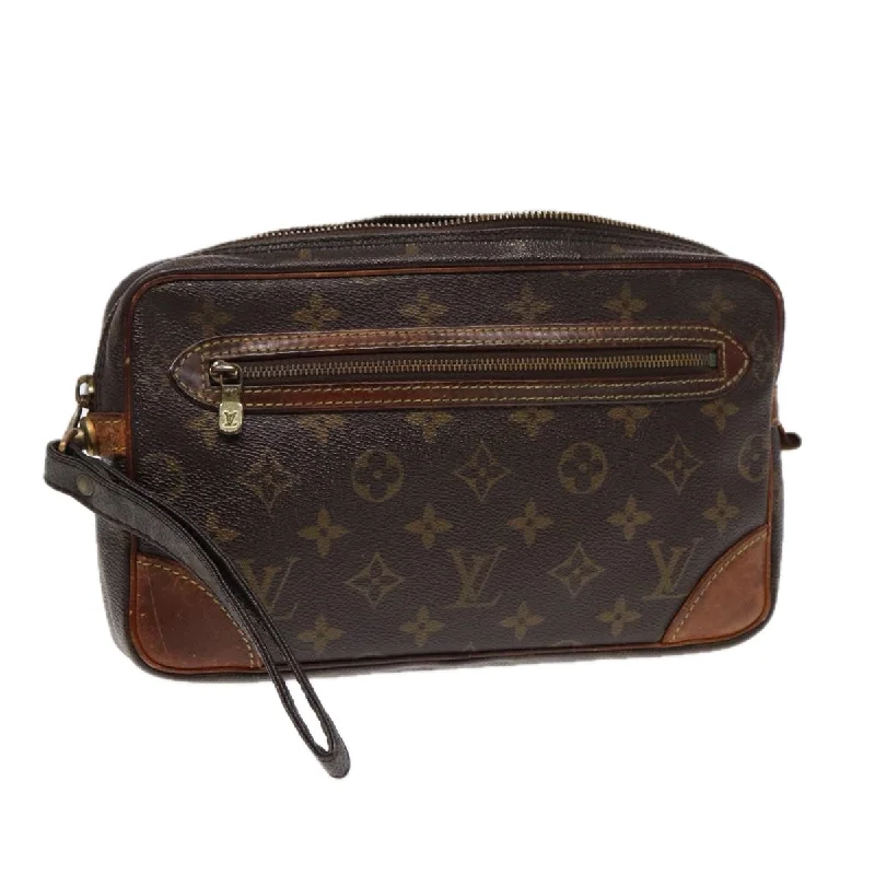 LOUIS VUITTON Monogram Marly Dragonne GM Clutch Bag M51825 LV Auth 86781