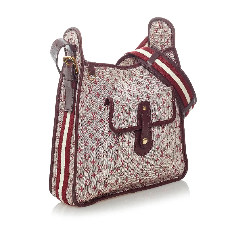 Louis Vuitton Monogram Mini Lin Mary Kate Besace (SHG-33545)