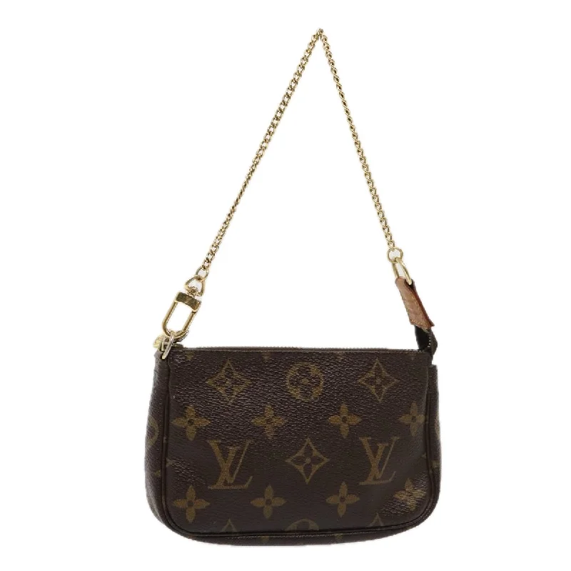 LOUIS VUITTON Monogram Mini Pochette Accessoires Pouch M58009 LV Auth 87389