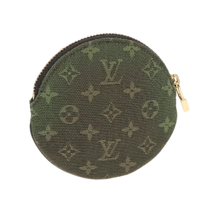 LOUIS VUITTON Monogram Mini Porte Monnaie Ron Purse TST Khaki M92451 Auth 87853