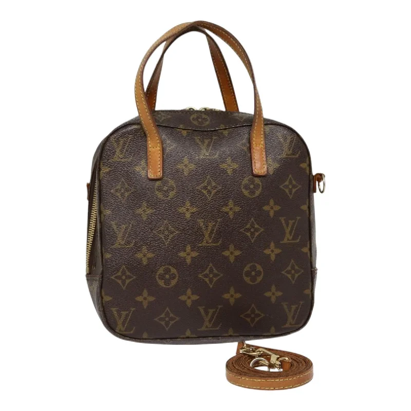 LOUIS VUITTON Monogram Spontini Hand Bag 2way M47500 LV Auth yk14416