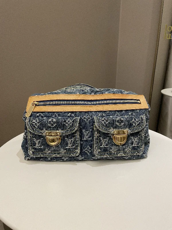 Louis Vuitton Baggy Denim Bag Denim Monogram